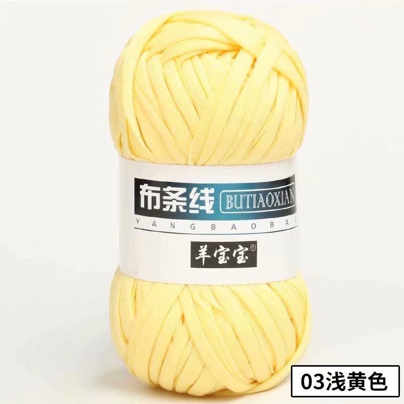 Picture of Cloth thread hook doll slippers storage basket floor mat blanket crochet diy material homemade coarse wool woven bag