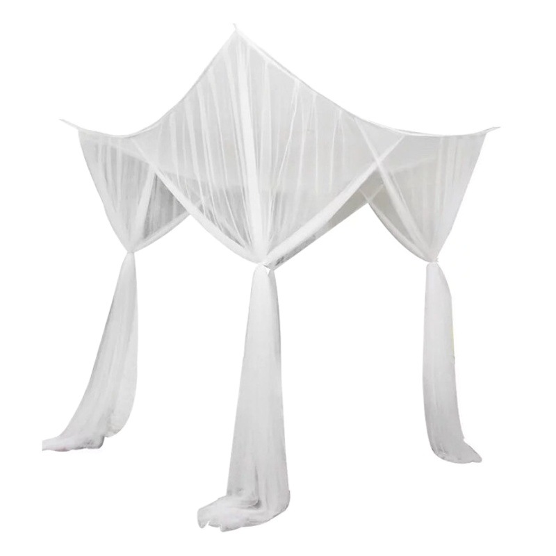 Picture of Four-Sided Door Opening Square High-Large Mosquito Net Polyester Simple Black Square Gauze Double Three-Door European and American Household Anti-Mosquito Net