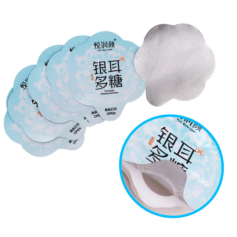 Picture of Small Pot of Tea Aluminum Foil Sealing Film, Cup Sealing Film, Packaging Embossed, Easy to Remove and Easy to Tear, Composite Aluminum Foil Sealing Film