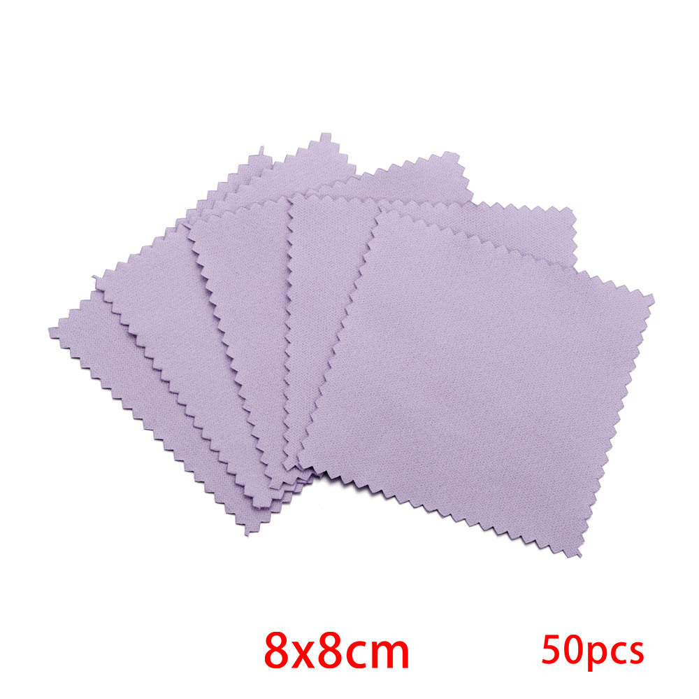 Picture of Jewelry Maintenance Square Marble Pattern Silver Wipe Double-sided Mirror Wipe Cloth Silver Gauze Suede Bright Silver Cloth