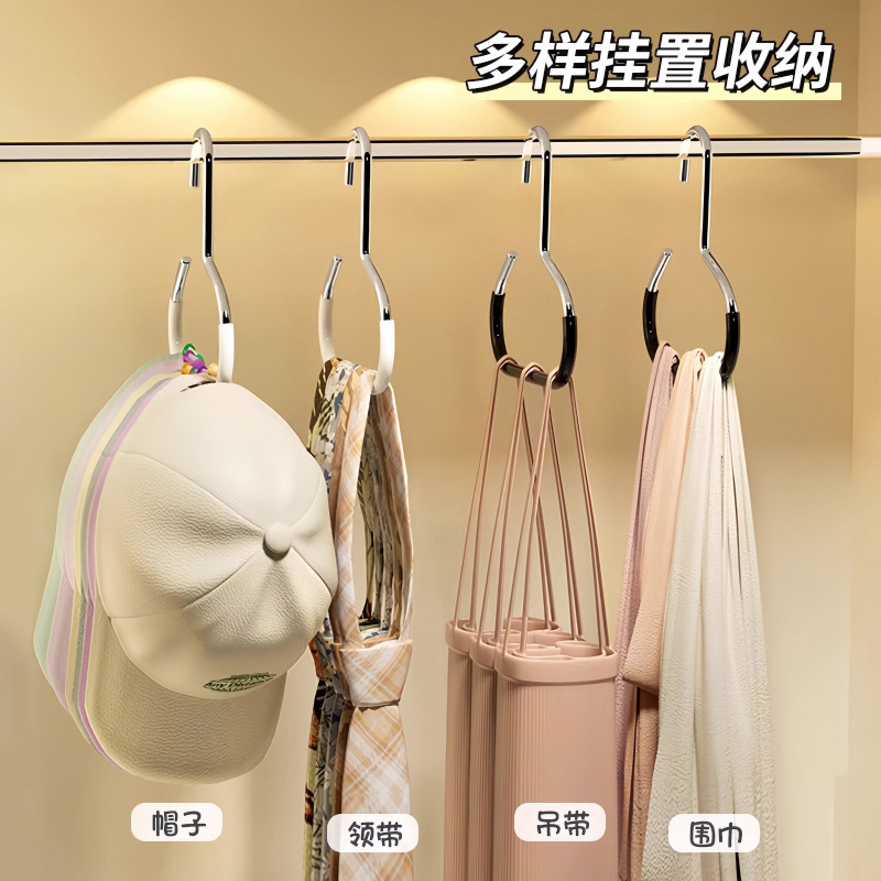 Picture of Hat Storage Hook Dormitory Wardrobe Inner Hanging Duck Tongue Baseball Cap Strap Hanger Bag Hook Hanging Cap Artifact