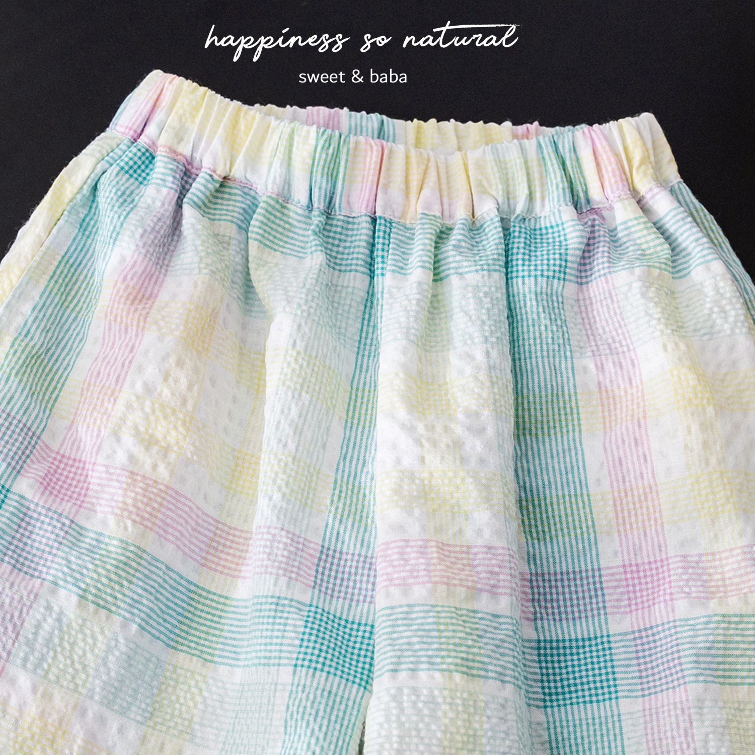 Picture of Girls' Summer New Arrival Fashionable Trousers Children's Western Style Casual Anti-mosquito Pants Female Baby Korean Style Plaid Bloomers Trendy