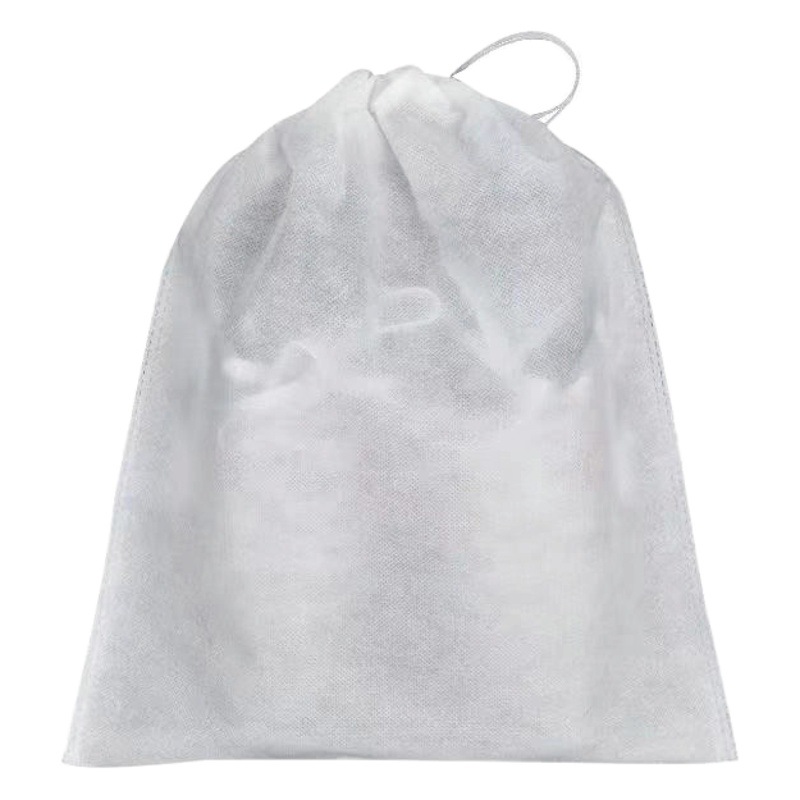 Anti-yellow storage non-woven bag dustproof shoe cover drawstring drawstring bag travel storage shoe cover in stock wholesale