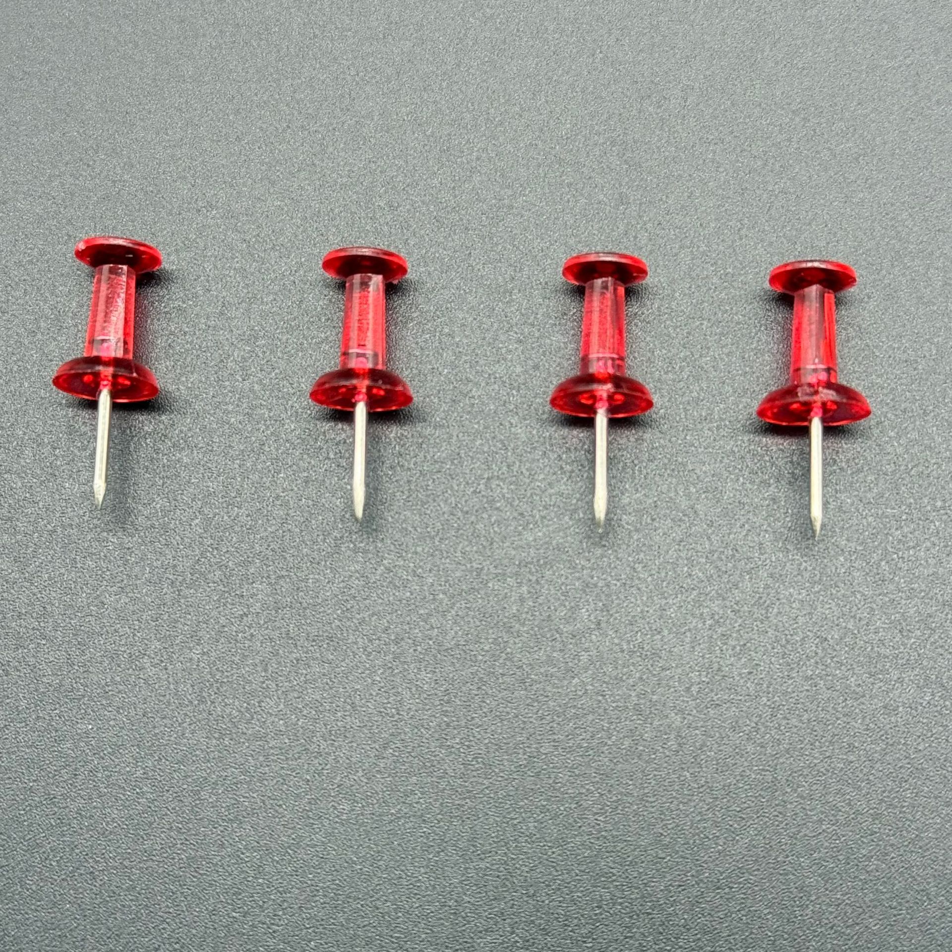 Picture of Amazon pushpin color transparent I-shaped pin special-shaped I-shaped pin plastic pin pushpin press nail color nail bulk