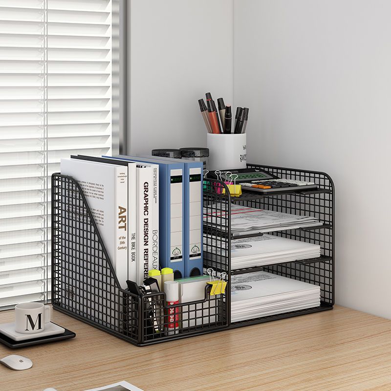 Thickened document shelf, file frame, storage box, multi-layer office shelf, large capacity financial information, teacher classification shelf