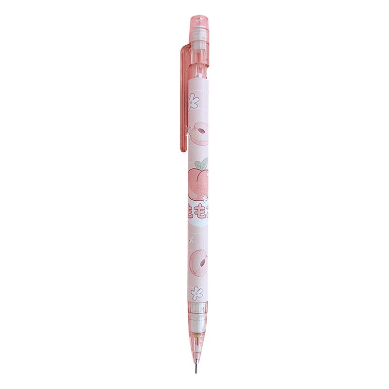 Creative Peach Automatic Pencil Primary School High Color Value Small Dinosaur Activity Pencil No-cutting Press Pencil 0.5
