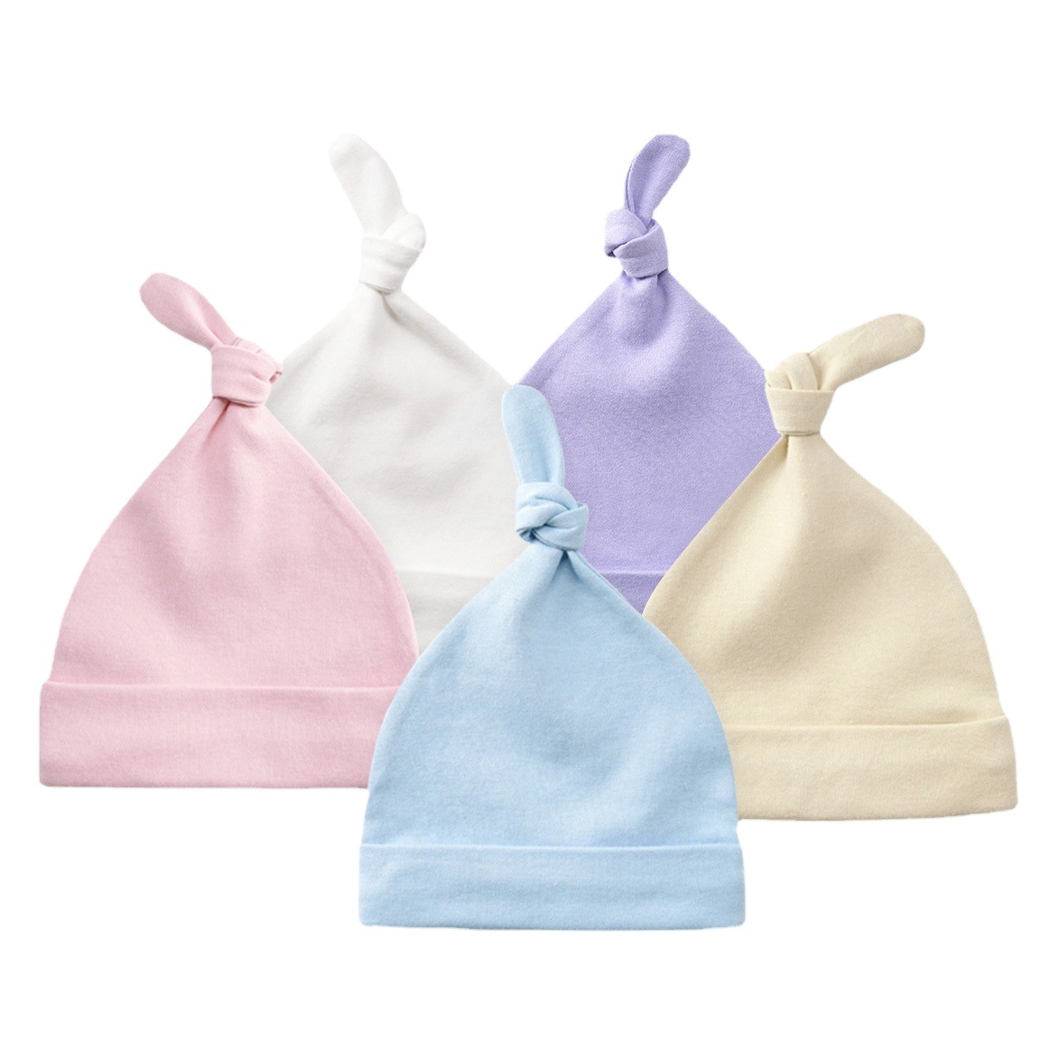Picture of minizone newborn hat fetal hat baby boys and girls 0-3 months infant hat newborn pullover cap