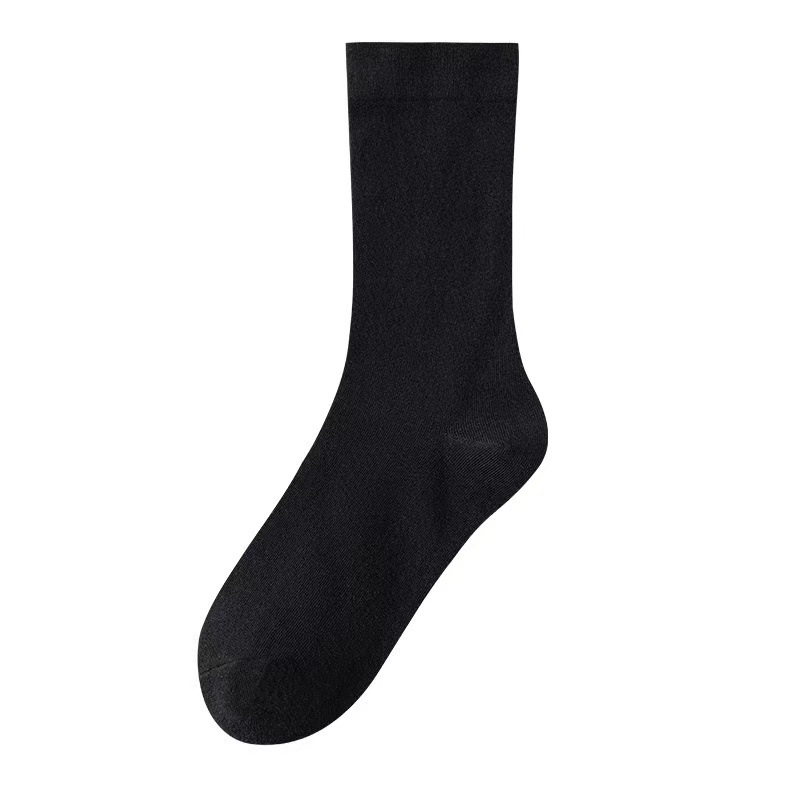 Picture of Mid-Calf Socks for Women, Spring and Autumn Solid Color Slouch Socks, Versatile Maternity Socks, Casual Long Socks, Zhuji Socks Wholesale
