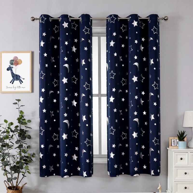 Picture of Source factory high precision full shading curtains cross-border Amazon curtains finished curtains provide Pictures