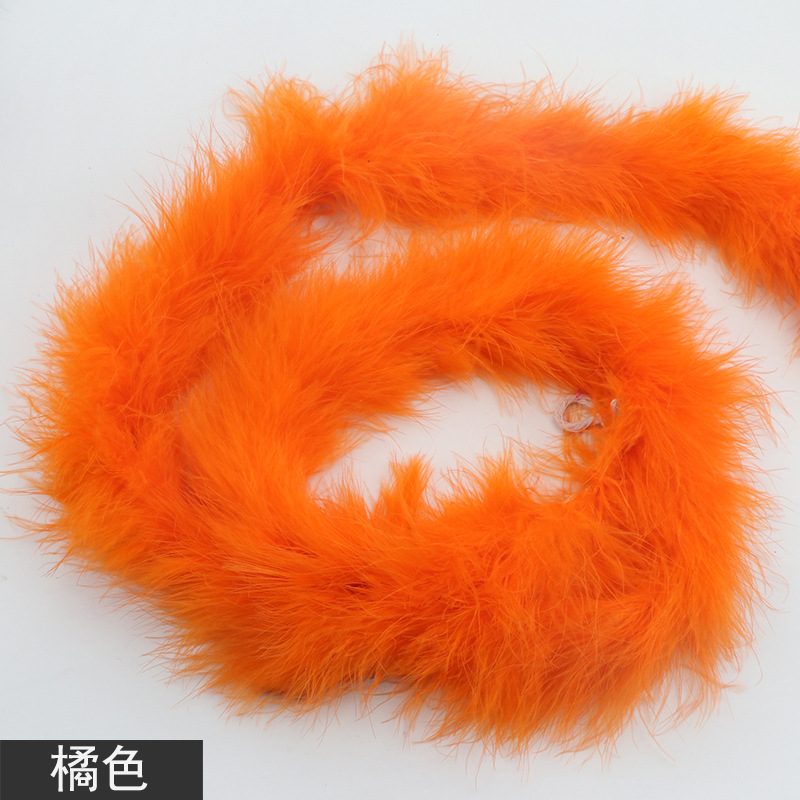 Picture of Tops wholesale Turkey plush plush feather diy1 2 M 16G performance stage decoration feather strip