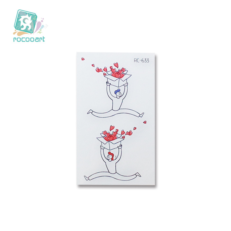 Picture of Ricklon Cross-border Waterproof Valentine's Day Tattoo Sticker Couple Confession Small Fresh Tattoo Sticker Wholesale Tattoo
