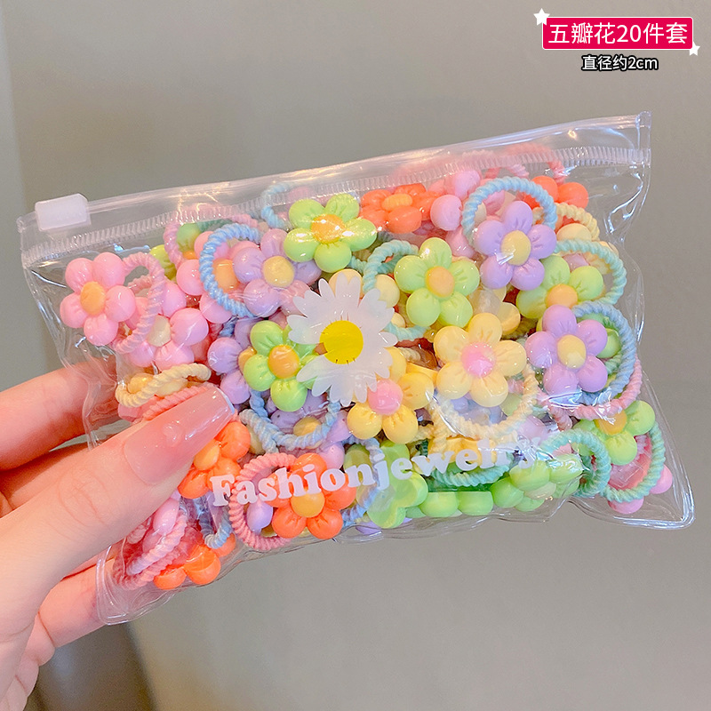 Picture of Children's rubber band does not hurt hair, good elasticity, Girl's rubber band, baby's hair rope, small size tie hair, hair ring, hair accessories