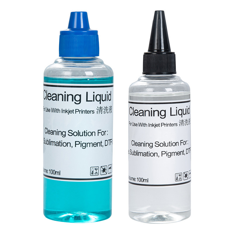 Picture of Inkjet Printer Nozzle Cleaning Fluid Nozzle Dye Pigment Cleaning Agent Export 100ml Port Cleaning Agent