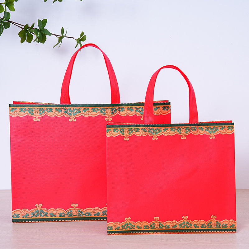 Source factory fashion waterproof non-woven garment bag simple extra large handbag gift packaging shopping bag custom