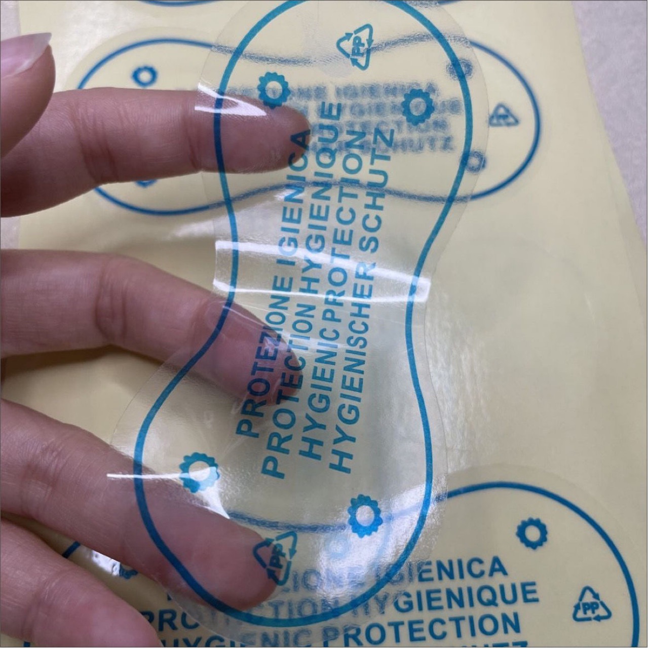 Picture of Underwear Printing Protective Film Swimsuit Transparent Protective Film Underwear Sticker Label Printing Film Custom Breathable