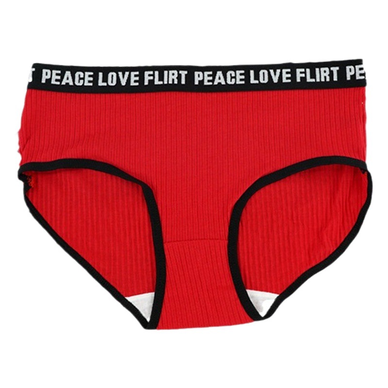 European and American Cross-border Underwear Mid-waist Fashionable Sexy Mid-waist Ladies Belly-lifting Briefs for Girls and Ladies Comfortable Briefs