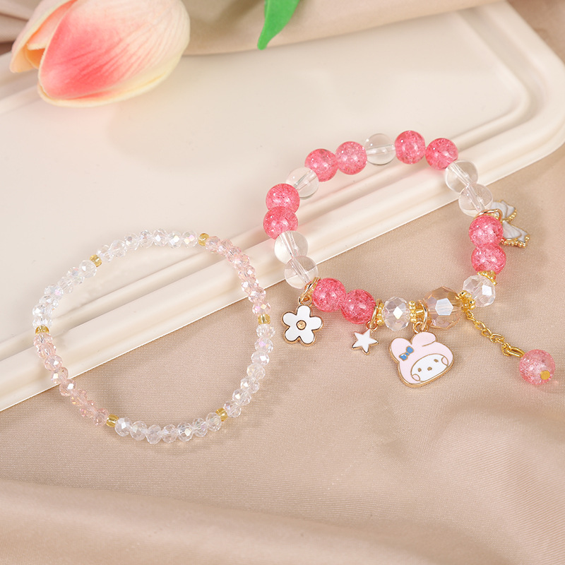 Picture of Children's Bracelet Bracelet Bracelet Beaded Crystal Women's Cute Students Girls' Bracelet Children's Gift