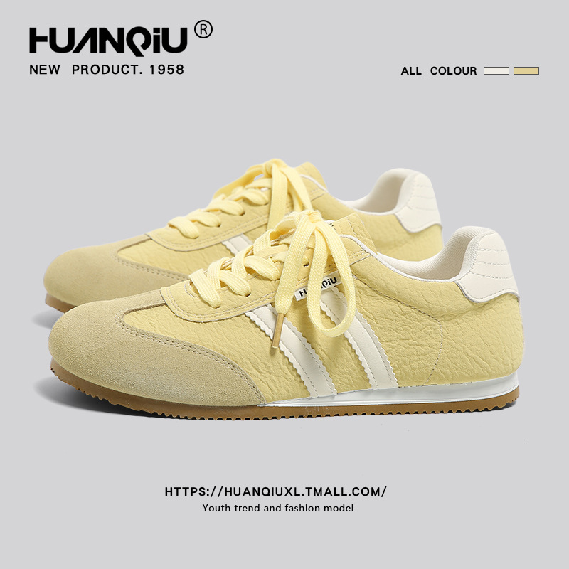 Universal Yellow Agande Training Shoes for Women 2025 Summer New Comfortable Versatile Casual Women's Fashion Sneakers Trend