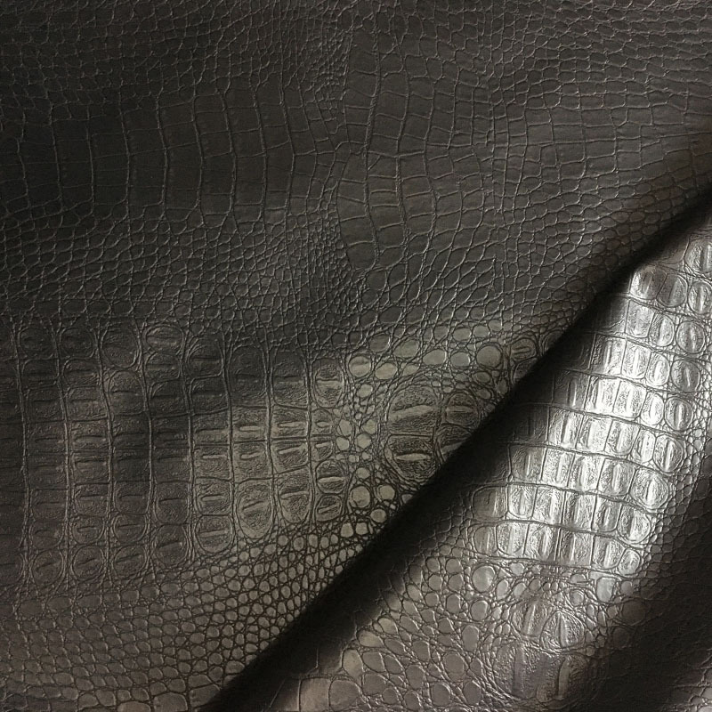 Antique Crocodile Leather Carved Soft Bag Leather Fabric Background Wall Hard Bag Imitation Leather Bag Leather Thickened PU Leather
