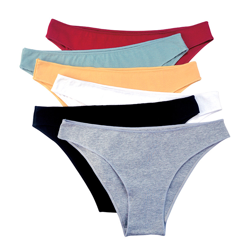 Picture of Cross-border women's underwear sexy half hip low waist plus size underwear cotton women's foreign trade woman panties