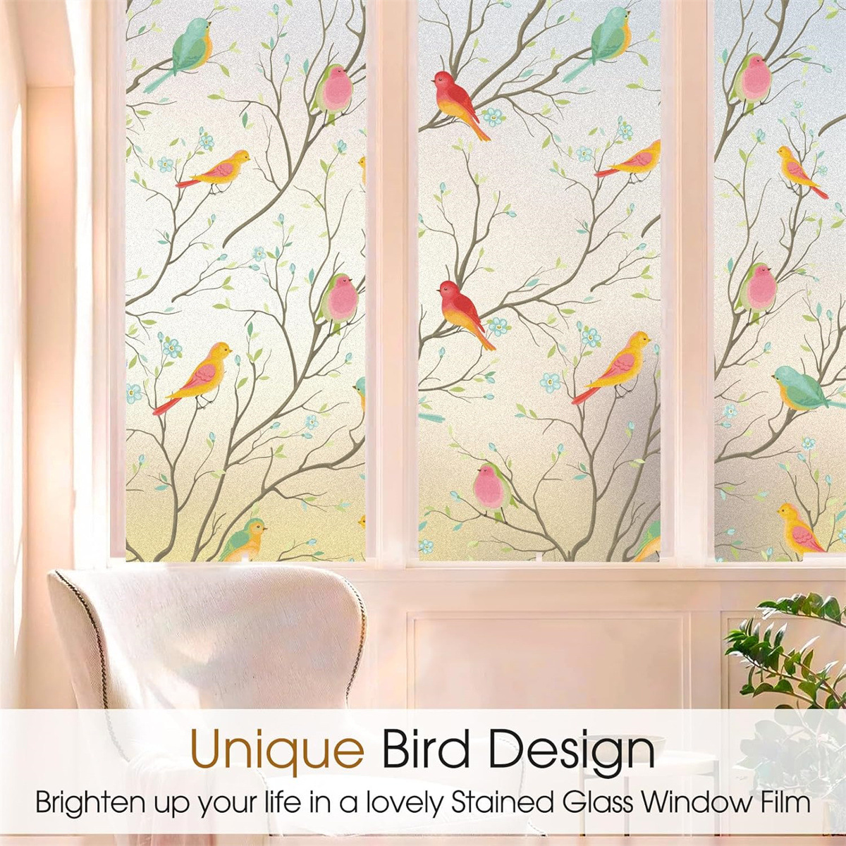 Picture of Wholesale Electrostatic Glass Film Bedroom Living Room Thickened Frosted Glass Sticker Office Window Privacy Film