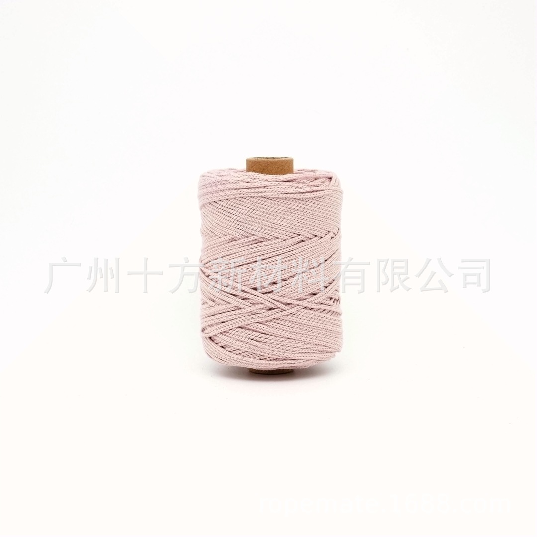 Picture of Wholesale color 1.5mm round strand yarn combed cotton thread crochet wool knitting handmade thread DIY cotton rope