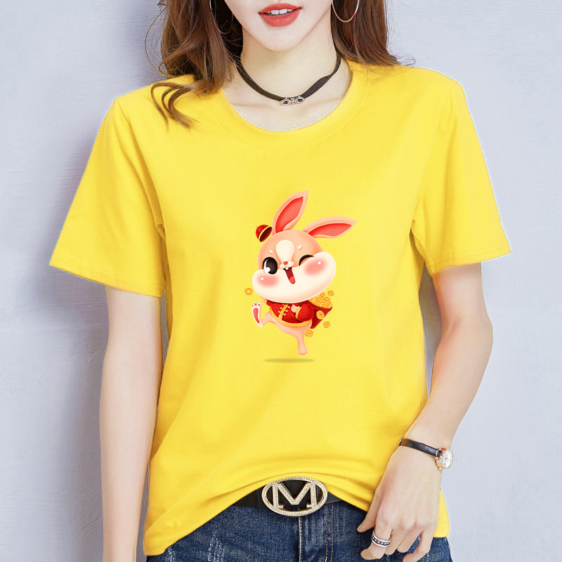 2024 Summer Milk Silk Elastic Couple Loose Short-sleeved T-shirt Summer plus size Casual Slim Base Shirt Top