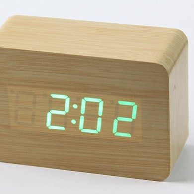 Picture of Source Manufacturer Electronic Clock Rectangular Wooden Clock Mini Alarm Clock Digital Clock Led Wooden Clock Luminous