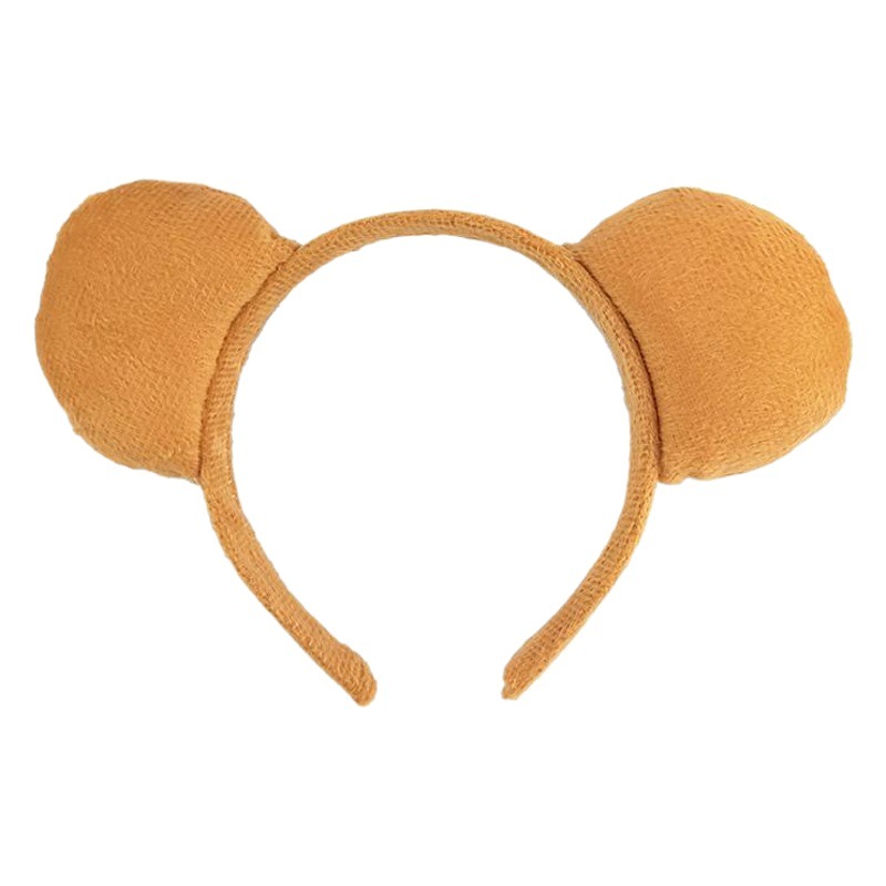 Three Little Bear Ears Animal Headband Costume Party Performance Raccoon Headband Women's Hair Accessory Cartoon
