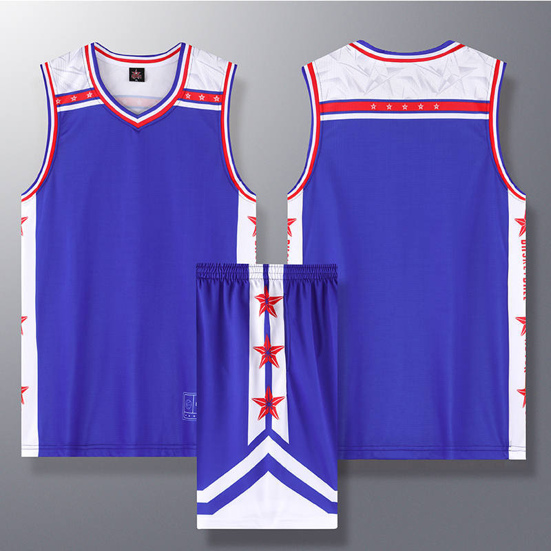 Basketball Suit Breathable Quick-drying Basketball Running Outdoor Training Suit Printable Number Word Competition Team Uniform Adult