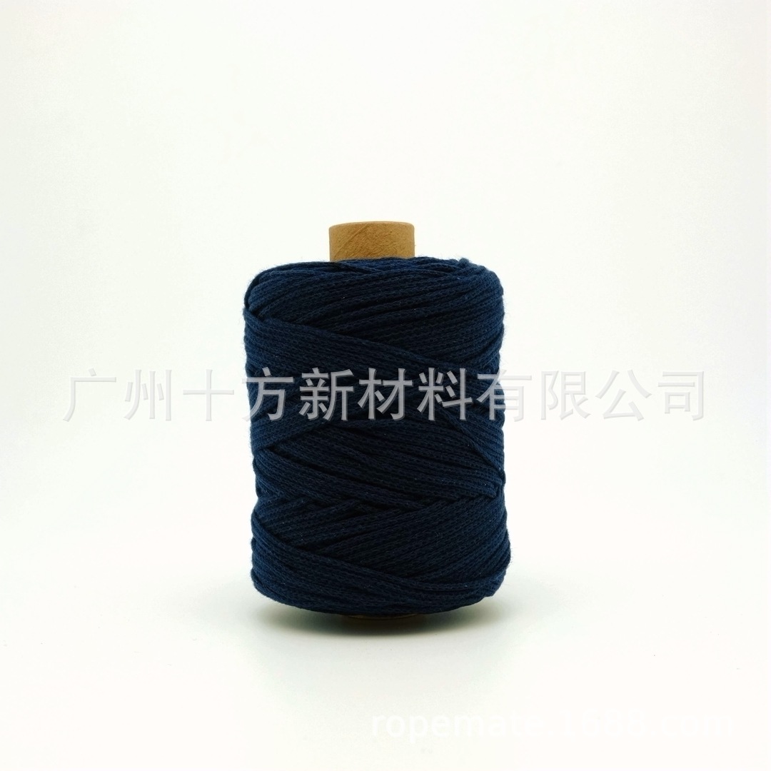Picture of Wholesale color 1.5mm round strand yarn combed cotton thread crochet wool knitting handmade thread DIY cotton rope