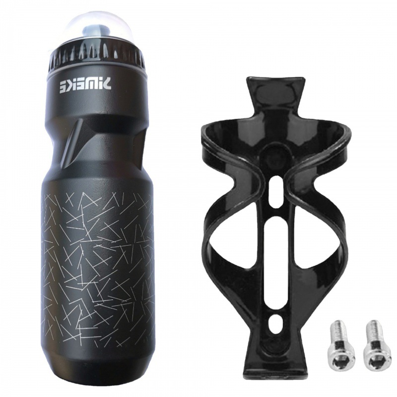 750 sports kettle depending on mountain bike sports with dust cover PC monochrome plastic kettle kettle rack