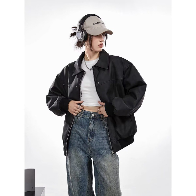 Picture of 2024 American Style High Street Design Niche Lapel Jacket for Men and Women Retro Loose All-match Fashionable Casual Jacket