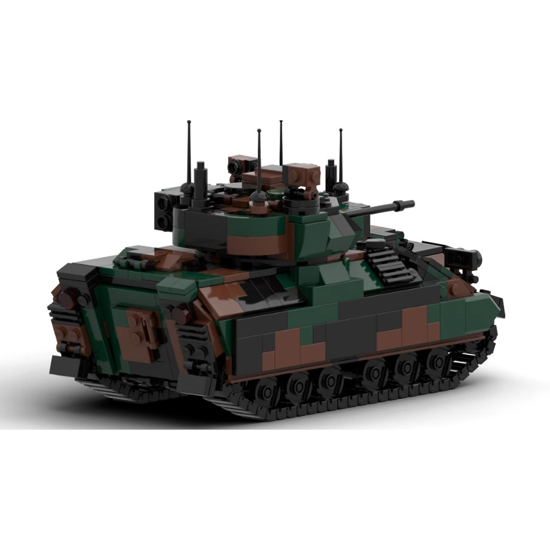 Picture of MOC-163151 compatible with Lego M3A3 Bradley tank model assembling puzzle building blocks toy suit