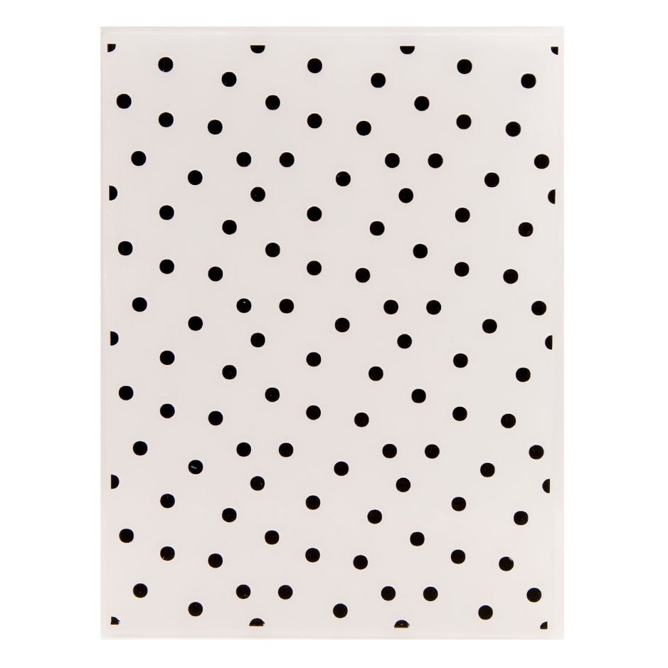 Plastic concave-convex embossing template concave-convex plate embossing molded flower print clip EM317 dot