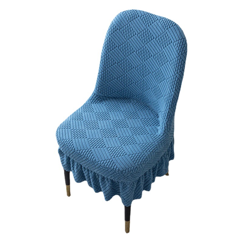 2025 New Elastic Thickeneded Large Curved Chair Cover Yi Can Cover Universal Dining Table Backrest Cover Integrated