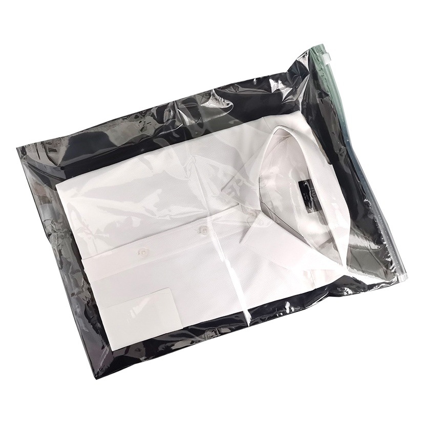 Transparent clothing packaging bag underwear socks zipper bag storage bag T-shirt bag jeans bag 30*40