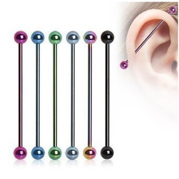 Picture of Cross-border e-commerce industrial bar barbell lip studs tongue studs earrings earrings multifunctional direct sales Europe and the United States