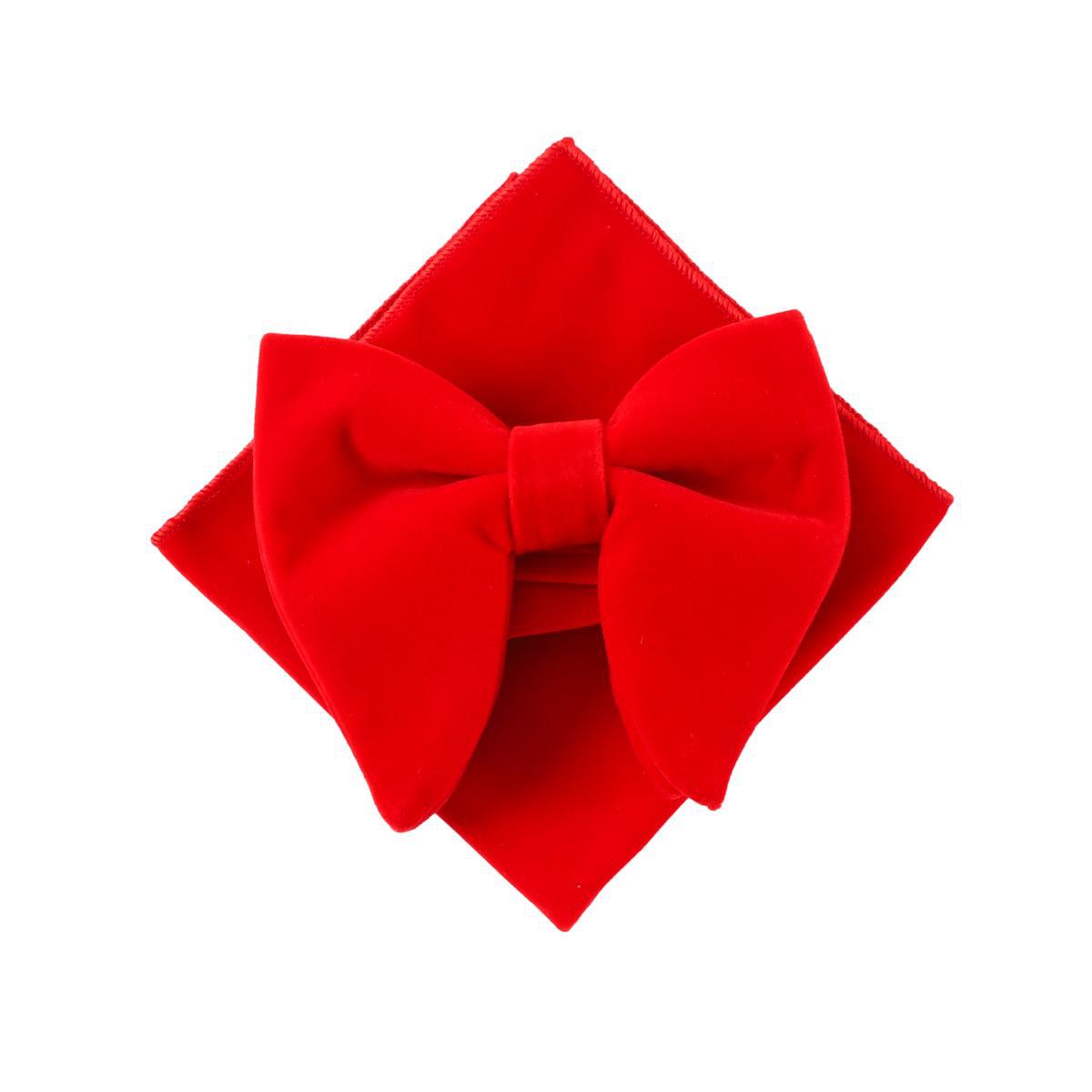 Picture of AliExpress EBAY WISH Multicolor Bow Tie Velvet Bow Performance Solid Color Gentleman Bow Tie Handkerchief