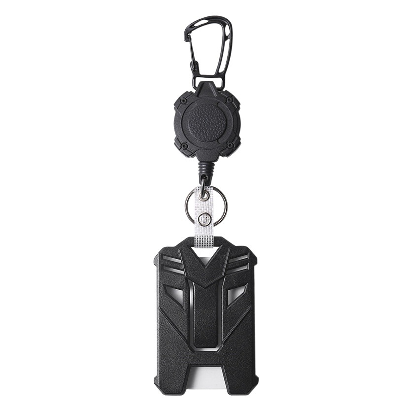 Manufacturer Wholesale Black Work Badge Card Holder Work Badge Pc Student Work Badge Badge Id Protective Cover in Stock