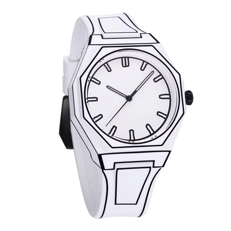 Thick Genuine Trendy Line Art Two-Dimensional Comic Watch Artistic Personality Student Watch Manufacturer Wholesale