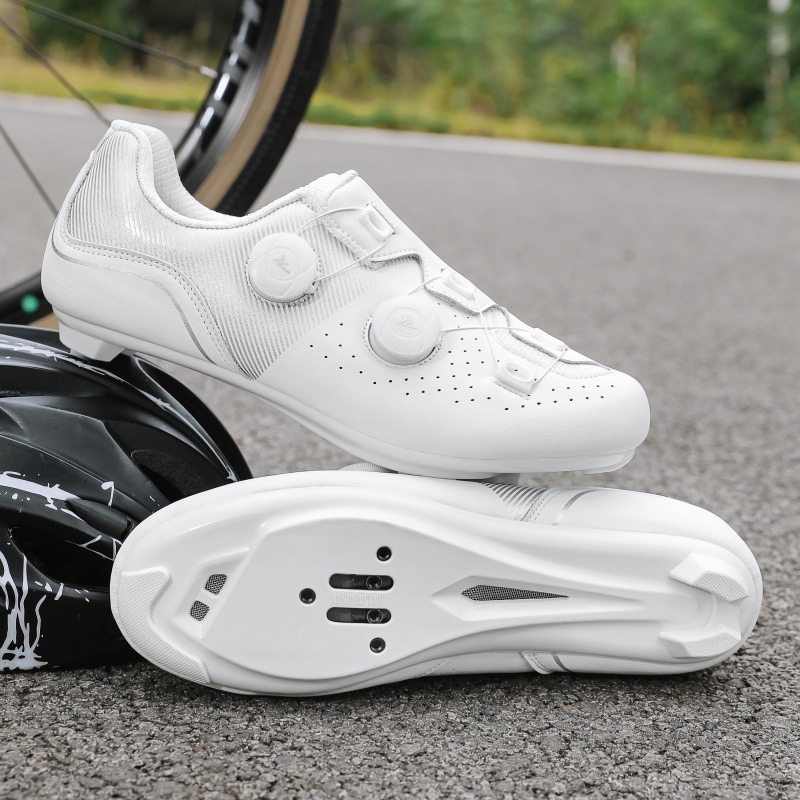 2025 spring new road car lock shoes suit hard bottom breathable mountain bike shoes lockless cycling shoes for men and women
