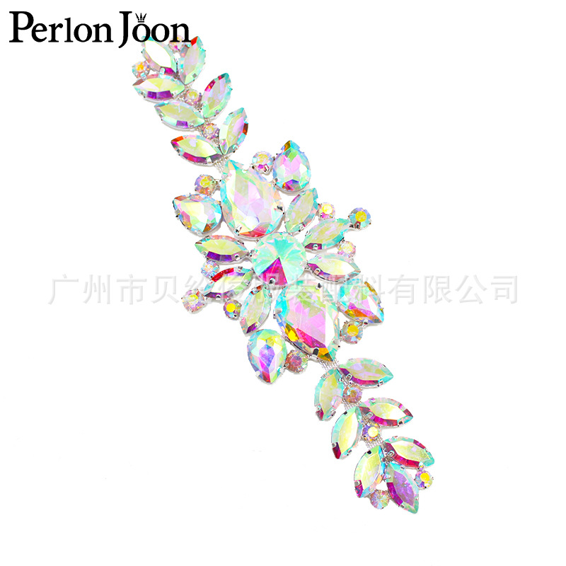 Foreign trade hot crystal rhinestone wedding dress accessories belt design decoration clothing accessories