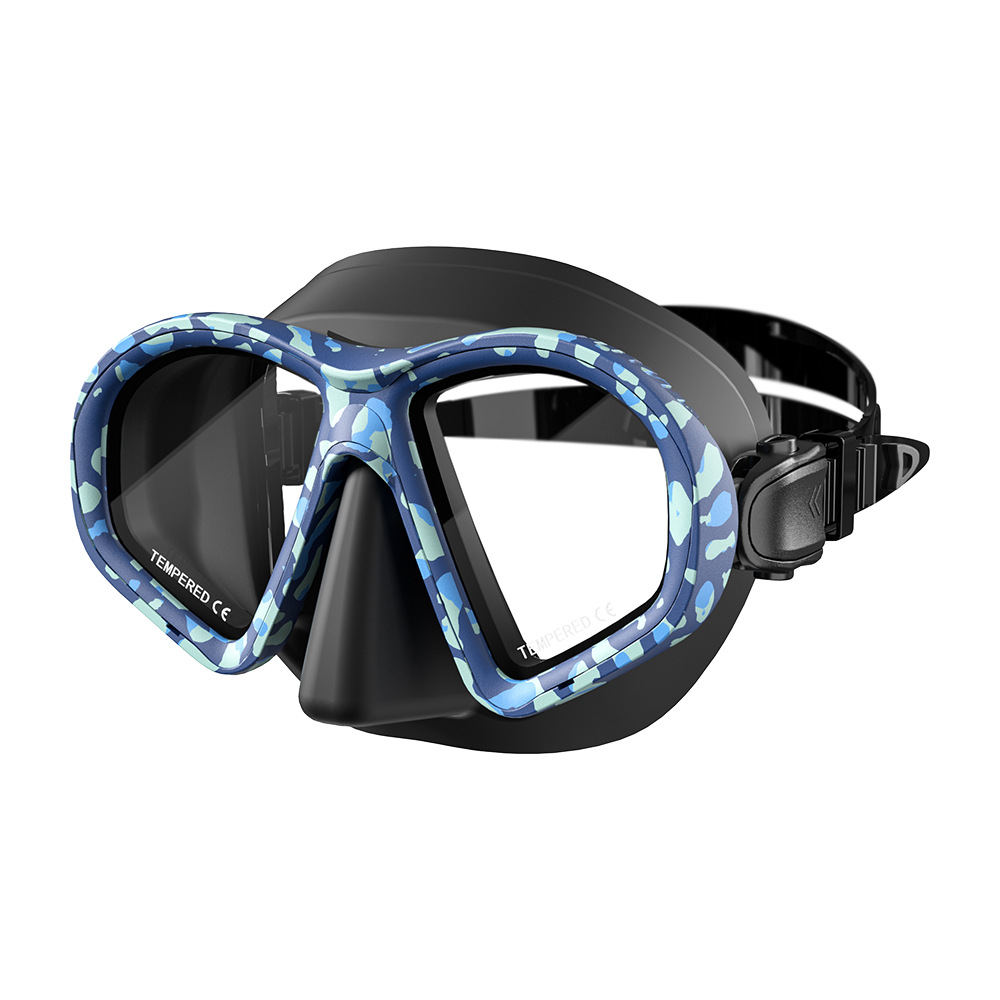 Picture of Free diving glasses myopia lens diving mirror camera bracket silicone snorkeling mirror snorkeling equipment