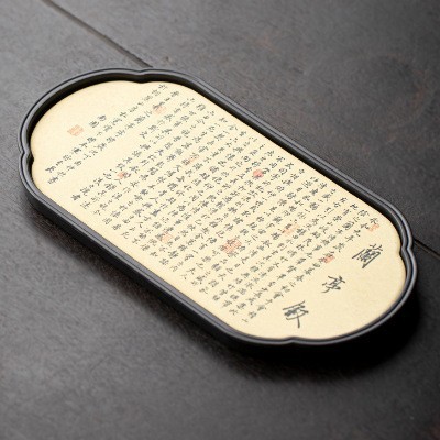 Picture of Tea Tray Dry Brewing Tea Tray Small Absorbent Tea Table Household 2024 New Style Pot Chengguo Chao One-person Tea Set Vintage