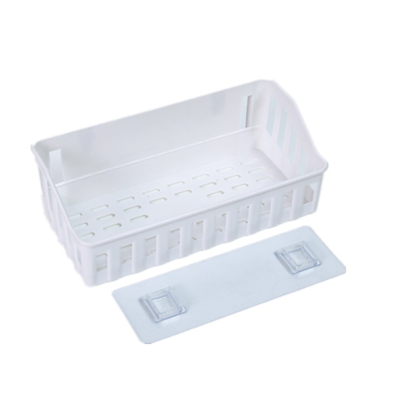 Picture of Bathroom Storage Rack Bathroom Shelf Wall-Mounted Punch-Free Storage Rack Toilet Toilet Wall Tripod