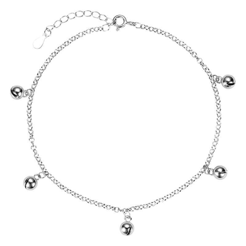 [Muxi] Original Bell Anklet for Women 2021 New Trendy Ancient Style Simple Design Cold Style Summer Anklet