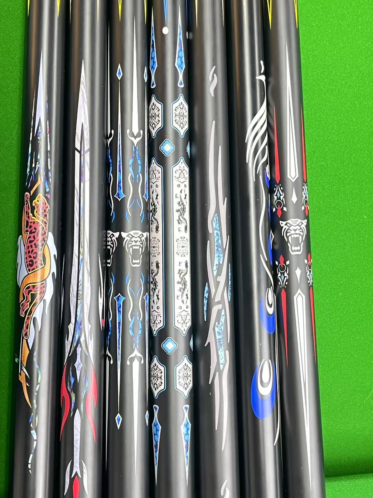 Ash Wood Billiard Cue, Male Rod, One-Piece Rod, Source for Billiard Hall, Professional High-End Small Head Professional Billiard Cue