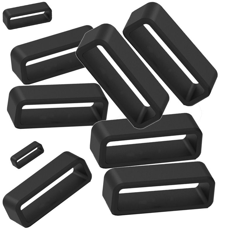 Picture of Silicone Strap Activity Rings Rubber Bars Activity Rings Silicone Watch Rings Black Strap Rings Watch Accessories