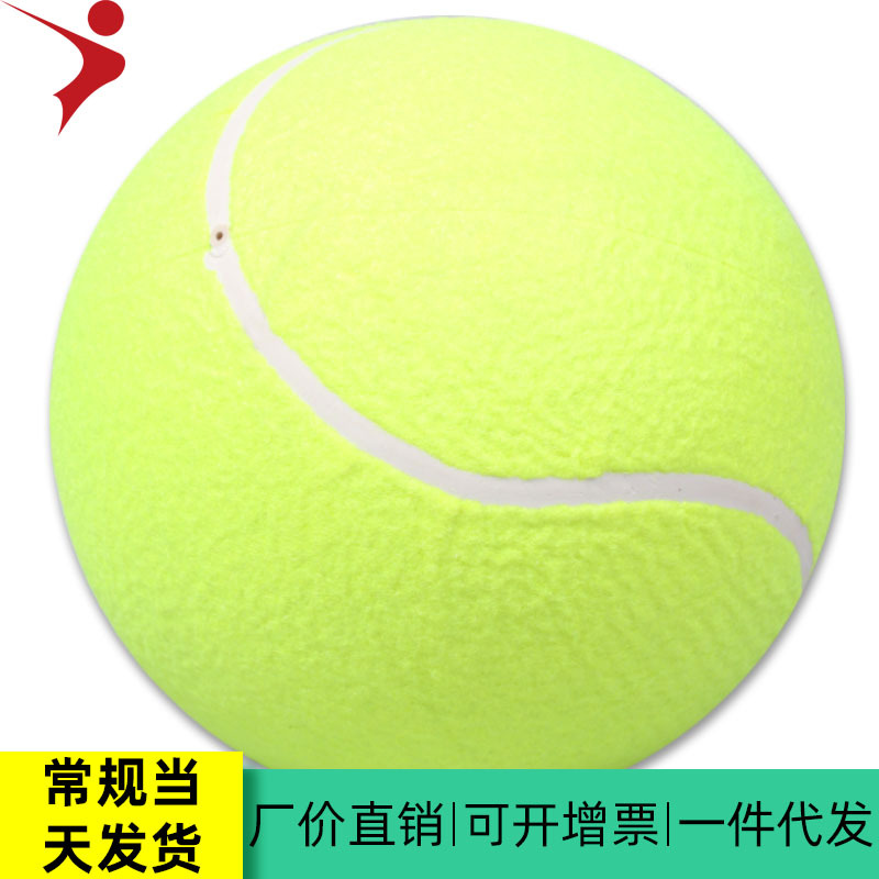 Star signature tennis 9.5-inch large tennis inflatable big tennis pet toy ball inflatable toy
